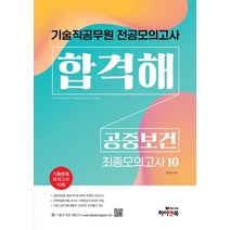 기술직 공무원 전공모의고사 합격해 공중보건 최종모의고사 10회:기출동형 모의고사 10회, 기술직 공무원 전공모의고사 합격해 공중보건 최종모의.., 안진아(저),하이앤북,(역)하이앤북,(그림)하이앤북, 하이앤북