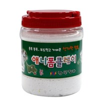 한국칼라 폼클레이 버켓, 1개, 흰색