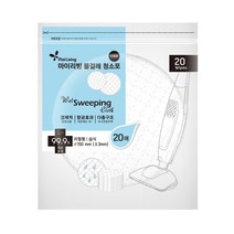 습식 물걸레 원형청소포 15cm(20매), 단품