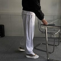 빠델 남자 트레블 절개 벌룬핏 허리밴딩 조거팬츠