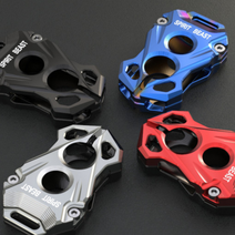 XMAX300 스마트키커버 T6알루미늄합금소재 엔맥스21년이후 장착가능, 버닝블루