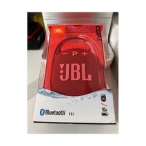 JBL 클립 4 휴대용 블루투스 스피커 - 레드 ping