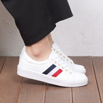 DAhappy 옆삼선 6목 스니커즈 여성 키높이 운동화 국내제작 패션 슈즈
