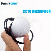 CCTV 마이크 10 개/몫 CCTV 보안 마이크 모니터링 픽업 사무실 회의 음성 녹음 가족, 한개옵션0