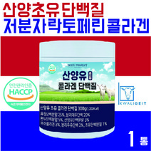 바디프로젝트 산양초유단백질 산양유초유 단백질 분말 락토페린분말 분리유청단백질 유당불내증 없는 단백질보충제, 1통
