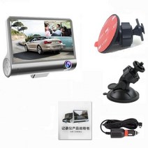 블랙박스 dash 카메라 v10e0 car dvrs 4 inch car fhd 7, 2 렌즈, 16g