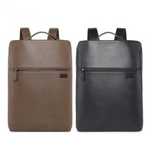 JETDAW 비지니스백팩 JD21361 심플 레더 사각 직장인 출퇴근 가방 대학생 책가방 사무용백팩