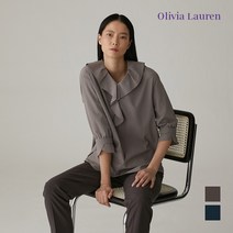 [올리비아로렌] 넥 커프스 훌 블라우스_VOCNLXM4151