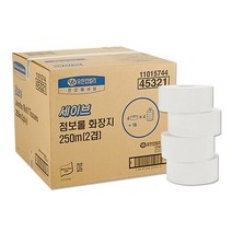 크리넥스 세이브 점보롤 화장지 250m(2겹)x4롤/업소용/가정용/펜션용 [45321], 단품
