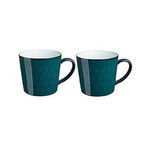 덴비머그컵 Denby Greenwich 024048615 Cascade Mugs Set of 2 Green130314