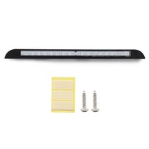 텐트트레일러 차량용 풀타프 커버 카라반 트럭 트레일러1pc 외부 램프 12-28v 벽, bk-18led