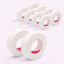 니치반 테이프 10개 속눈썹연장 속눈썹재료 부자재 저자극 유키반 니찌반, 저자극 투명테이프 10개 묶음