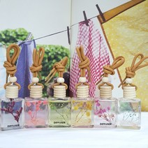 밍블랑 플라워 디퓨저 만들기 diy 키트 방과 후 수업 재료 미니 꽃 방향제 답례품 감사선물, 디퓨저 6개 만들기, 바로 사용 가능한 상품, 블랙체리