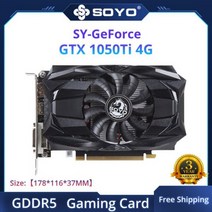 SOYO-새로운 Nvidia GPU GTX1650 1630 GT1030 730 4G 2G 그래픽, GTX1050Ti 4G GDDR5