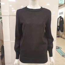 블루페페 부평점 메탈사로 블링블링 소매 볼륨 간절기 니트티 비스코스 고급 소재