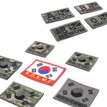 해병대 수색대 태극기 혈액형 와펜 패치 jjumii*9721672EA
