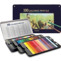 문화연필 KPI 넥스프로 100색 색연필 틴케이스 유성 _ 2022978EA, 쿠팡 본상품선택