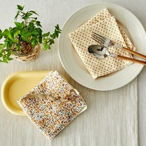 모던하우스 L 도톰한 4중지 살림 거즈행주 2P_옐로우 NK3822001, 사진참조, 2P