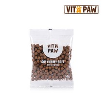 샘플 비타파우 쏘야미 소프트 연어&크릴 반습식사료 50g