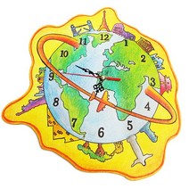 ts09003 반제품 세계여행시계판 (건전지미포함), 시계바늘+무브먼트