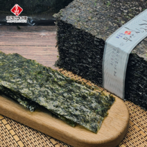 장흥무산김 두번구운 곱창김 50매 1+1, 2개, 100g