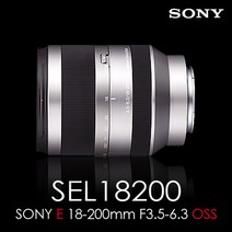 소니 정품 E 18-200mm F3.5-6.3 OSS [SEL18200] 미러리스용 줌렌즈 k, 실버 [중고상품]