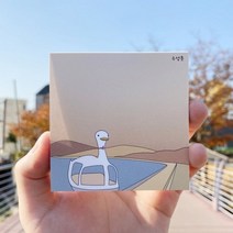 우리일쌍 0.7M 대구여행 굿즈 동촌유원지 노을 메모지 (6356062)