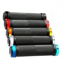 MTB 자전거핸들그립 알루미늄 고급손잡이 4가지색상, 옐로우