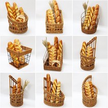 바게트바구니 빵 진열트레이 우드 베이커리, 스페셜 베이지 스퀘어