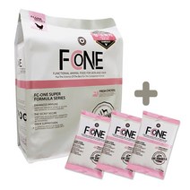 에프씨원 강아지사료 닭고기 2kg +증정 홀리스틱 인도어 사료 치킨 FCONE 죠스펫, 에프씨원 사료 (닭고기2kg+증정), 1개, 닭