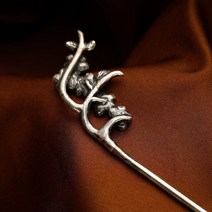 [실버플라워]궁중비녀 긴머리 한복헤어비녀 패션비녀 한복비녀XC033