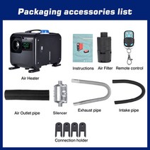 에바스패커 마이헤르츠 독일 무시동히터 창문형 트럭용 자동차 디젤 히터 캐러밴 모터홈 RV 트레일러 주차, 01 Black 12V