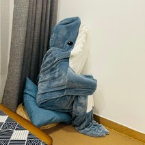 상어 전신잠옷 올인원 포근한 낮잠담요 사무실 학교 외풍 차단 인싸템 집순이 집돌이 전용옷