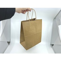 크래프트 종이백 쇼핑백, 21x14x27