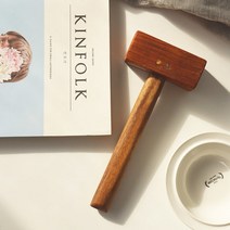 까모 우드 말렛 나무 요리망치 2type 다지기 고기망치, 링구아 우드 말렛, 1개