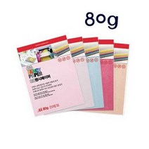두성 A4 칼라OA팬시페이퍼 80g 25매포장, 25매입, 03 흰배추색