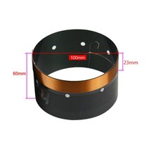 코일 스피커GHXAMP 100 코어베이스 서브 우퍼 보이스 코일 알루미늄 순수 구리 와이어 12 인치 15 18 스피, 한개옵션0