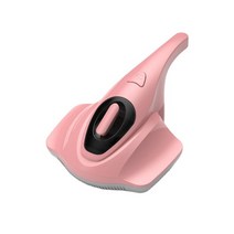 침구 청소기 진드기 살균 침대청소기 이불 350w 미니 uv 핸드 헬드 제거 악기 강력한 흡입 컵 청소 침대 베개 소파 카펫 작은 진공, 분홍색, 영국