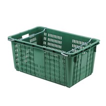 프라스틱 플라스틱바구니 운반상자 모음 다양한 바구니, 4.운반특대1호 녹색(철고리포함)