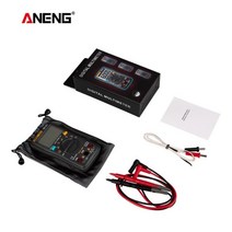 디지털 전기 멀티 테스터기 검전기 삑삑이 미터기 비접촉 테스트기 스마트 aneng an8002 digital multimeter 6000 counts multimetro lcr, 협력사, AN8002 블랙