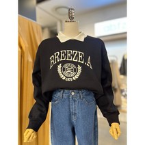 ab.fz 브리즈 카라 배색 맨투맨 ABXX1QK36 US