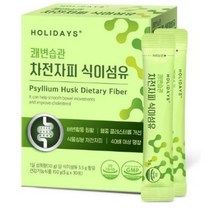 홀리데이즈 쾌변습관 차전자피 식이섬유 30p, 145g, 10개