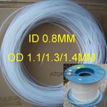 ID_0.8mm PTFE 튜브 OD_1.1mm/1.3mm/1.4mm F4 경질 파이프 260 ℃ 고온, 03 OD 1.4mm (600V)
