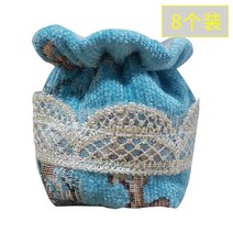 유럽식 가구 방음 피아노 다리 받침 의자 발 커버 의자 내마모성 미끄럼 방지 매트 테이블 다리 받침 식탁 의자 커버, 푸아나 라이트블루 테이블/의자 풋커버 8개입