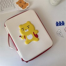 13인치노트북파우치 노트북가방 파우치 15인치 16인치 맥북가방 태블릿가방 귀여운 노트북 가방 아이패드, 01 Huang.Xiong_01 11 Inch