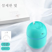 DFMEI 뉴 쿠키 가습기 USB 에어가습 디퓨저 테이블에 커다란 스프레이 차량용 청정기, 물방울 가습기(민트)
