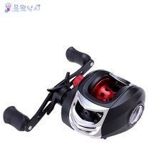 용왕낚시 베이트릴 18볼 베어링 레드 쭈꾸미낚시릴 갑오징어베이트릴 선상낚시릴, 18볼 베이트릴 오른손