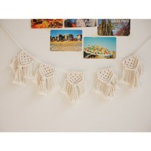 마크라메 가랜드 차박 벽장식 촬영소품 아이방 꾸미기 감성캠핑