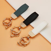 카스타 자동차 스마트 키케이스 키커버 TPU 키홀더 번호판 키링 스트랩 더뉴카니발 올뉴카니발 더뉴 K5 K3 소포티지QL 쏘렌토R 니로 카렌스 쏘울 키용품, (추가상품) 스트랩, 골드_블랙