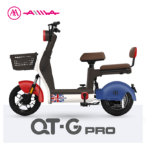 아이마 QT-G pro 순정옵션 (스마트 리모컨+등받이) (그래핀 48V 13Ah 최대 주행거리 55Km 350W), [순정옵션 13Ah] 레드+블루